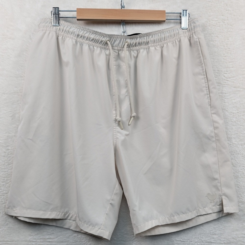 Bad Birdie Shorts Men's XXL Beige Athletic Golf Performance Elastic Stretch